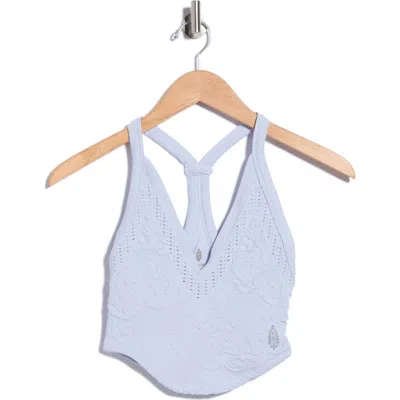 Free People Fp Movement Daydream Rib Racerback Tank In Blue