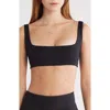 Free People X Fp Movement Never Better Neck Bra In Black