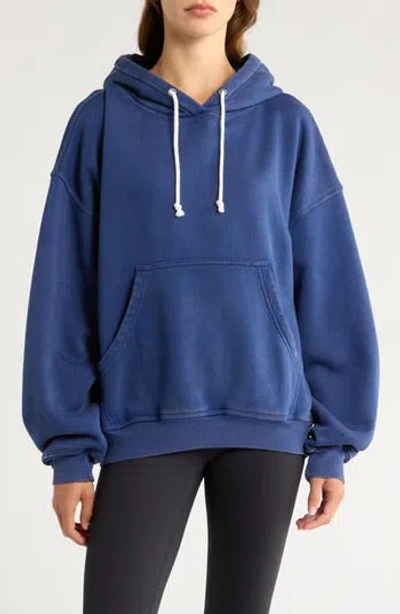 Free People Fp Movement Final Call Fleece Hoodie In Blue