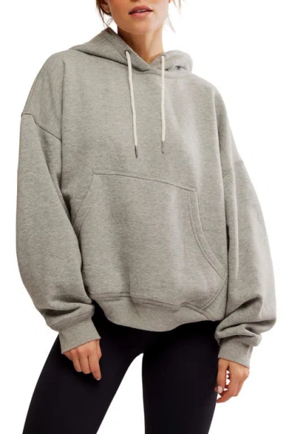 Free People Fp Movement Final Call Fleece Hoodie In Gray