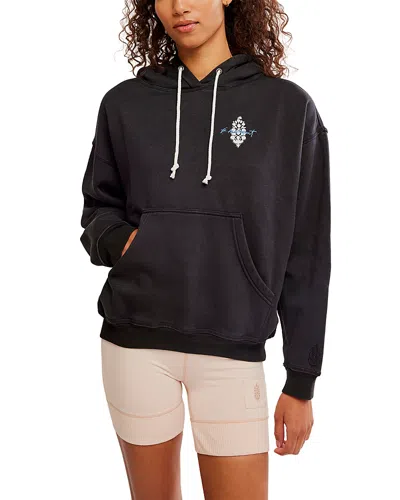 Free People Fp Movement Final Call Front Logo Hooded Sweatshirt In Green