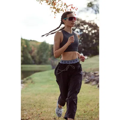 Free People Fp Movement Flex It Bra In Washed Black