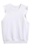 Free People Fp Movement Flutter Cotton Tank In White
