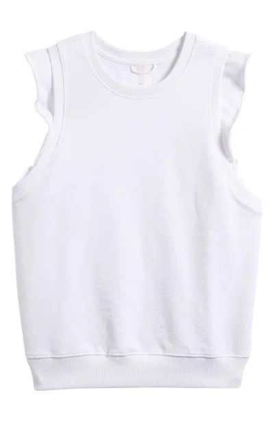 Free People Fp Movement Flutter Cotton Tank In White