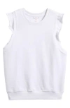 Free People Fp Movement Flutter Cotton Tank In White