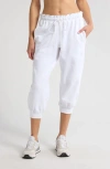 Free People Fp Movement Flutter Crop Joggers In Ivory
