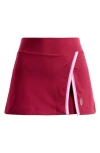 Free People Fp Movement Forehand Faux Wrap Skort In Brown