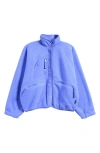Free People Fp Movement  Fp Movement Hit The Slopes Fleece Jacket In Blueberry