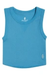 Free People Fp Movement Free Throw Crop Muscle Tank Top In Blue