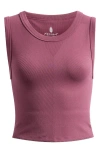 Free People Fp Movement Free Throw Crop Muscle Tank Top In Clove