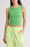Free People Fp Movement Free Throw Crop Muscle Tank Top In Court Sport