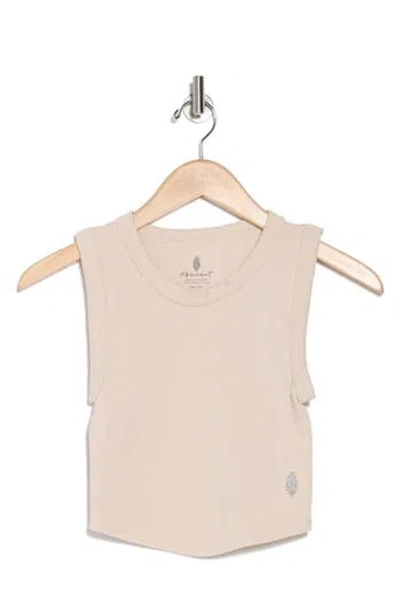 Free People Fp Movement Free Throw Crop Muscle Tank Top In Homeplate