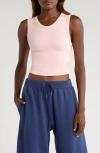 Free People Fp Movement Free Throw Crop Muscle Tank Top In Pink