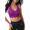 Free People Fp Movement Free Throw Crop Tank In Purple