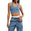 Free People Fp Movement Free Throw Crop Tank In Skyline