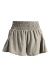 Free People Fp Movement Get Your Flirt On Shorts In Gray
