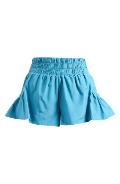 Free People Fp Movement Get Your Flirt On Shorts In Blue