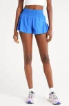 Free People Fp Movement Get Your Flirt On Shorts In Blue