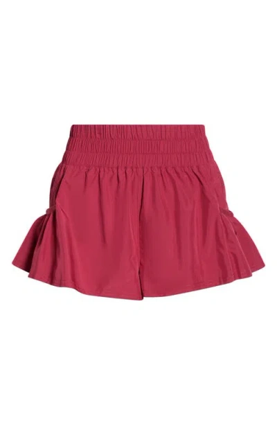 Free People Fp Movement Get Your Flirt On Shorts In Red