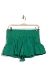 Free People Fp Movement Get Your Flirt On Shorts In Emerald Green