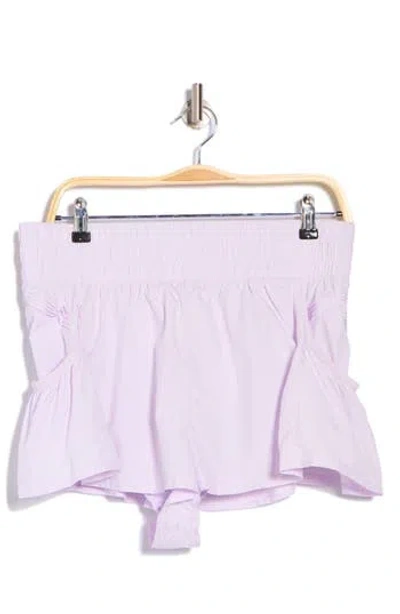 Free People Fp Movement Get Your Flirt On Shorts In Pink Quartz