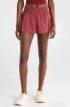 Free People Fp Movement Get Your Flirt On Shorts In Sour Cherry