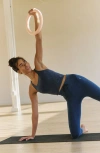 Free People Fp Movement Go To Smooth Square Neck Camisole In Washed Midnight Navy