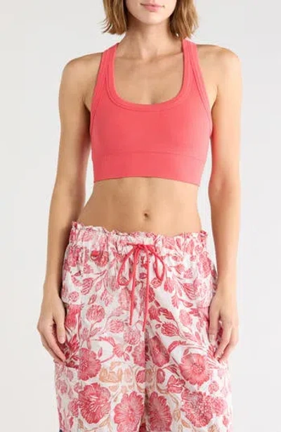 Free People Fp Movement Go To Sports Bra In Terracotta