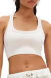 Free People Fp Movement Go To Sports Bra In White