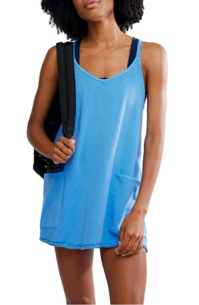 Free People Fp Movement Hot Shot Mini Sport Dress In Blue