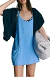 Free People Fp Movement Hot Shot Mini Sport Dress In Blueberry