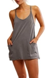 Free People Fp Movement Hot Shot Mini Sport Dress In Gunmetal