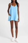 Free People Fp Movement Hot Shot Mini Sport Dress In Oxford Blue