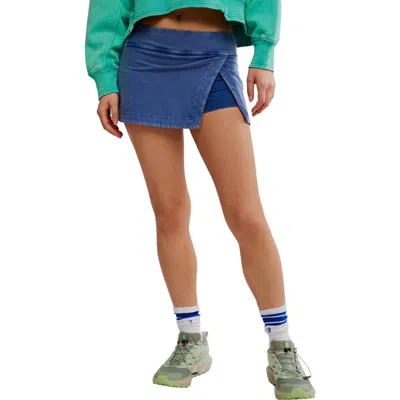 Free People Fp Movement Hot Shot Miniskort In Blue