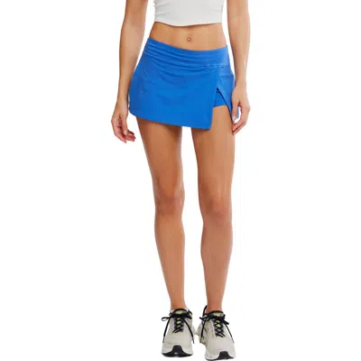 Free People Fp Movement Hot Shot Miniskort In Blue