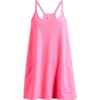 Free People Fp Movement Hot Shot Racerback Romper In Pink