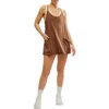 Free People Fp Movement Hot Shot Racerback Tank Minidress In Argan Oil