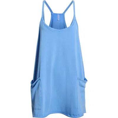 Free People Fp Movement Hot Shot Racerback Tank Minidress In Blue