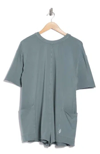 Free People Fp Movement Hot Shot T-shirt Romper