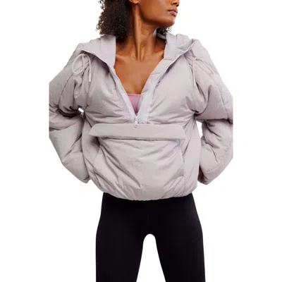 Free People Fp Movement In A Pillow Water Resistant Packable Puffer Anorak In Oyster