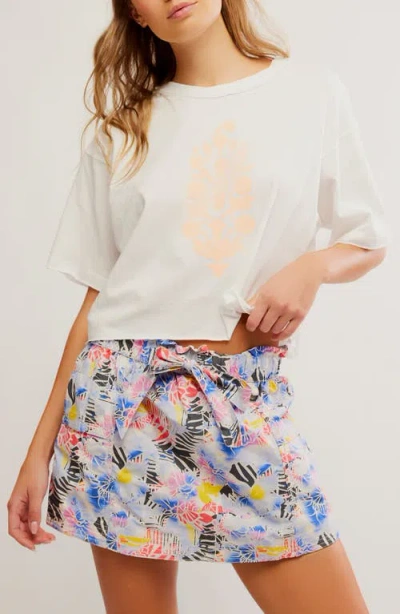Free People Fp Movement Inspire Cotton Graphic T-shirt In White