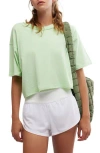 Free People Fp Movement Inspire Cotton T-shirt In Bright Jade
