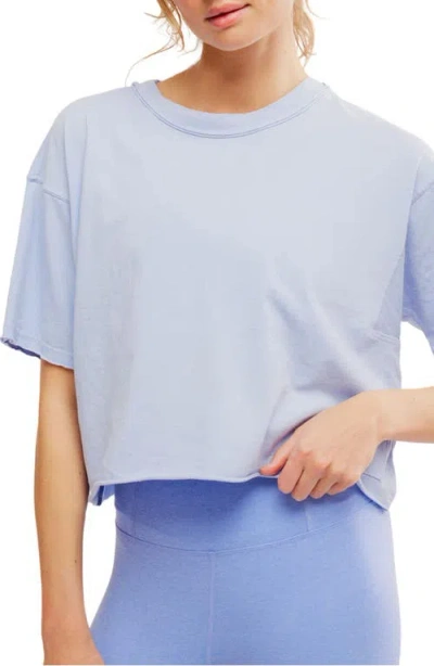 Free People Fp Movement Inspire Cotton T-shirt In Misty Skies
