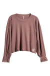 Free People Fp Movement Inspire Layer Top In Cocoa