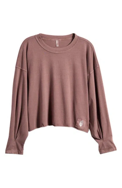 Free People Fp Movement Inspire Layer Top In Cocoa