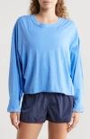 Free People Fp Movement Inspire Layer Top In Riviera Blue