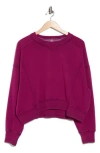 Free People Fp Movement Intercept Cotton Blend Sweatshirt In Purple