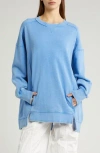 Free People Fp Movement Intercept Oversized Sweatshirt In Riviera Blue