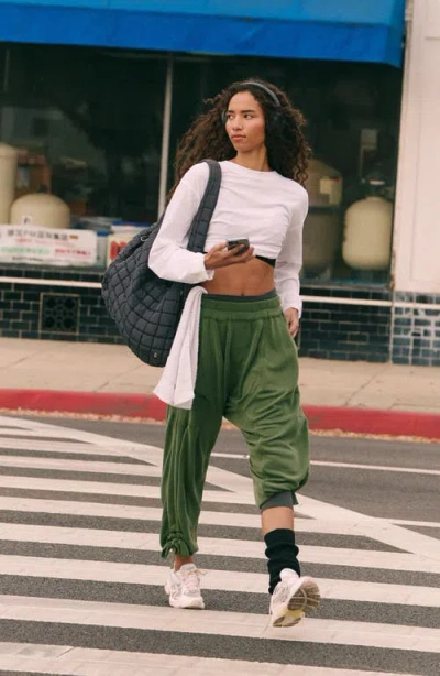 Free People Fp Movement It's A Tie Pants In Army