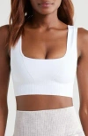 Free People Fp Movement On The Radar High Neck Sports Bra In White